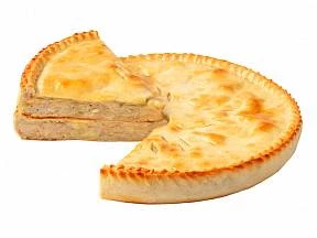 Фирменный пирог с нежным куриным филе и сыром